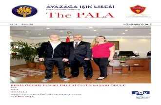 The PALA - NİSAN/MAYIS 2016 - Sayı 58