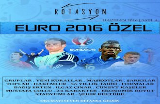 Rotasyon Dergi 4.Sayı Haziran Euro 2016 Özel