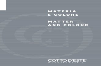 Cotto D' Este Matter and Colour