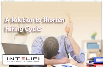 A solution to shorten hiring cycles