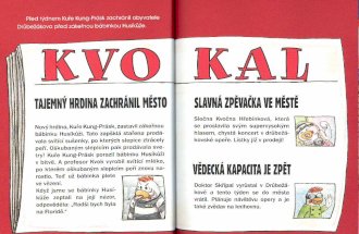 MARKOOVÁ, Cyndi: Kuře Kung-Prásk: Šílený plán! Praha: Fragment, 2016. Str. 14-17.