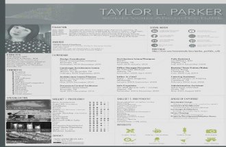 T. L. Parker CV/Resume-- Summer 2016