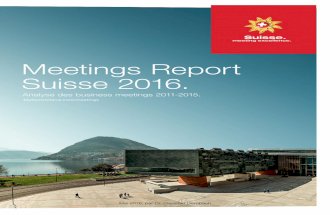 Meetings Report Suisse 2016