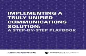 Implementing a Truly Unified Communications Solution: A Step-by-Step Playbook