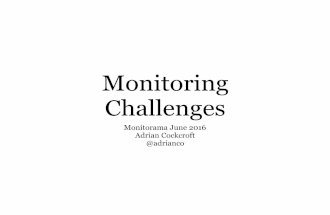 Monitoring Challenges - Monitorama 2016 - Monitoringless