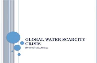 Global water scarcity crisis visual aid - Huseina Abbas