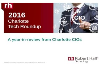 Charlotte CIO Insights | 2016 A Year in Review
