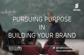 SHRM 2016 Pursuing Purpose in Building Your Brand