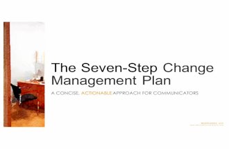 The Seven Step Change Management Plan