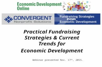 Webinar: Practical Fundraising Strategies in Economic Development