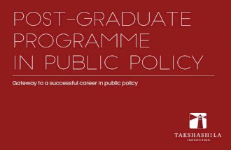 The Takshashila PGP – Post-Graduate Programme in Public Policy
