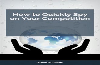 How to quickly spy on your competition