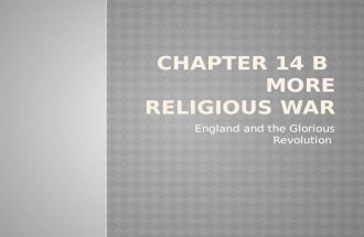 Chapter 14 b enlgish civil war and american religious freedom