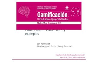 Gamification: Global library examples