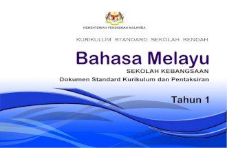 DSKP Bahasa Melayu  KSSR      Tahun 1 ( Semakan )