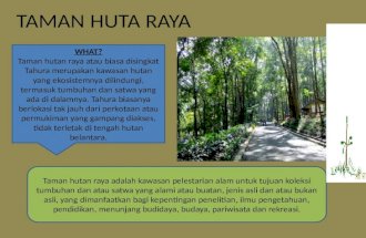 Ekologi Taman Hutan Raya Ir. H. Djuanda
