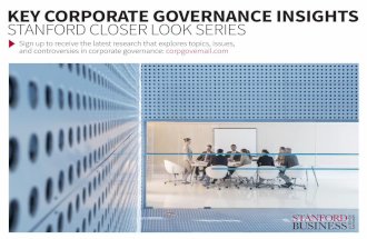 Key Corporate Governance Insights