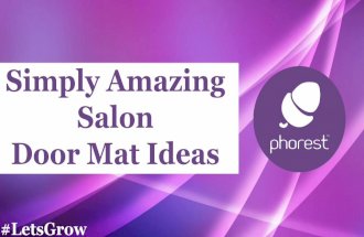 Simply Amazing Salon Door Mat Ideas