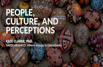People, Culture, & Perceptions