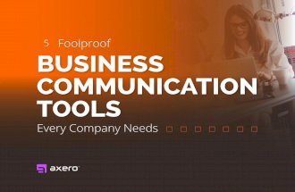 5 Foolproof Business Communication Tools Every Company Needs