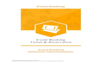 Event Booking Extension for Magento