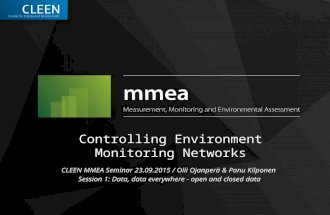 Controlling Environment Monitoring Networks
