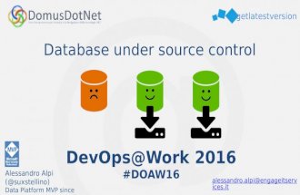 #DOAW16 - DevOps@work Roma 2016 - Databases under source control