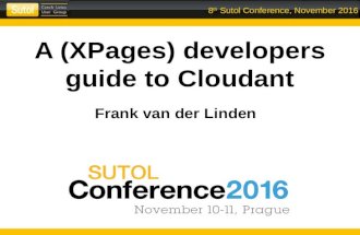 A (XPages) developers guide to Cloudant