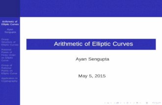 Elliptic Curve Cryptography: Arithmetic behind