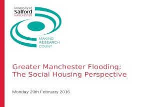 Greater Manchester Flooding: The social housing perspective