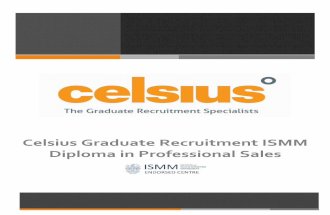 Celsius Graduate Recruitment Diploma in Professional Sales