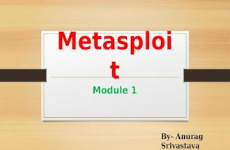 Metasploit (Module-1) - Getting Started With Metasploit
