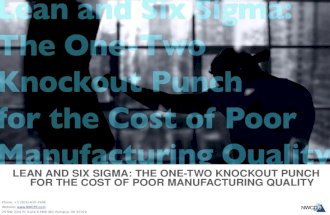 The One-Two Knockout Punch for the Cost of Poor Manufacturing Quality