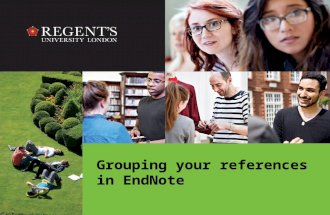 Grouping your references in EndNote