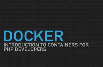 Docker - introduction