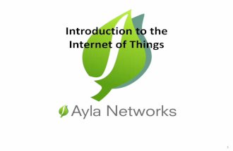 Ayla Networks IoT Platform & Use Cases