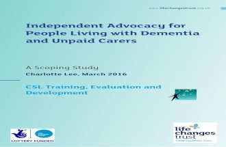 Independant Advocay and Dementia Report