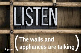 Making 'Things' talk: Why we need voice interfaces for the IoT