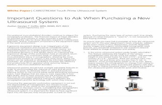 White Paper: Important Questions to Ask When Purchasing a New Ultrasound System
