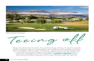 Golf Resorts, August 2015, Travel Digest