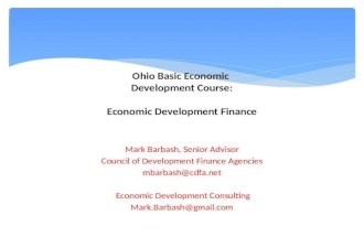 2016 Mark Barbash Financing Final