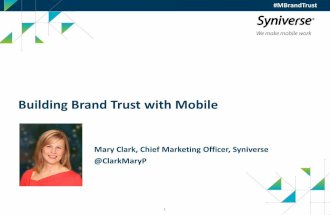 Webinar: Building Brand Trust with Mobile