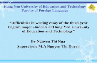 Powerpoint of Graduation Thesis of  English Major