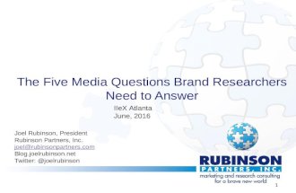 5 media questions i ie x 2016 rubinson vf