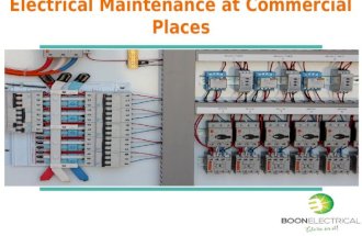 Electrical Maintenance at Commercial Places
