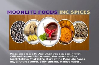 Moonlite foods inc and spices