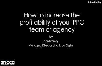 Increasing the profitability of your PPC or digital agency - HeroConf 2016