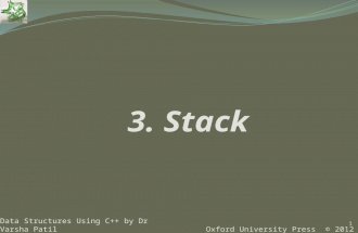 3. Stack - Data Structures using C++ by Varsha Patil