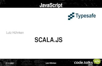 Scala.js at code.talks 2014, Hamburg