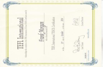 Certificates (Frank Morgan)